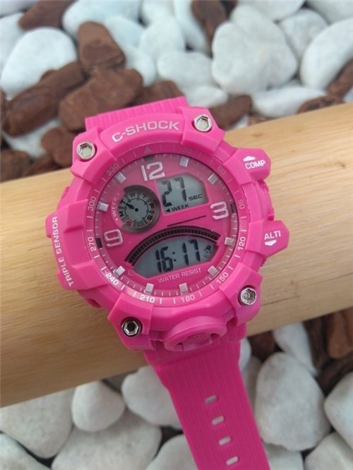 Relógio Digital Shock Pink 4310