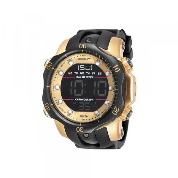 Relógio Digital Speedo Masculino a Prova Dágua Preto/Dourado