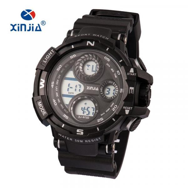 Relógio Digital Xinjia Masculino Esportivo Shock Militar Prova Dagua