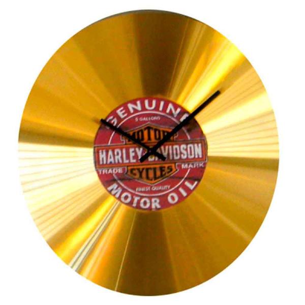 Relógio Disco de Ouro Harley Davidson - Versare Anos Dourados