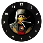 Relógio Disco De Vinil - Mortal Kombat - Scorpions