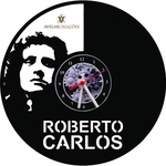 Relógio Disco De Vinil, Roberto Carlos, Decoração