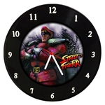 Relógio Disco De Vinil - Street Fighter - Mr. Bison