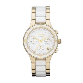 Relógio DKNY Feminino Dourado e Branco - GNY8503/Z