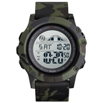 Relógio dos homens Outdoor Sports Dual Time Cronômetro Chrono Alarm relógio eletrônico