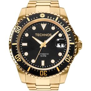 Relógio Dourado Automático Technos 8205NY/4P Classic Sport