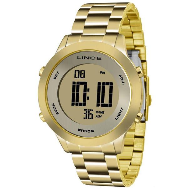 Relógio Dourado Feminino SDPH037L - Lince