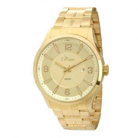 Relogio Dourado Masculino Original Condor Co2315ah/4x