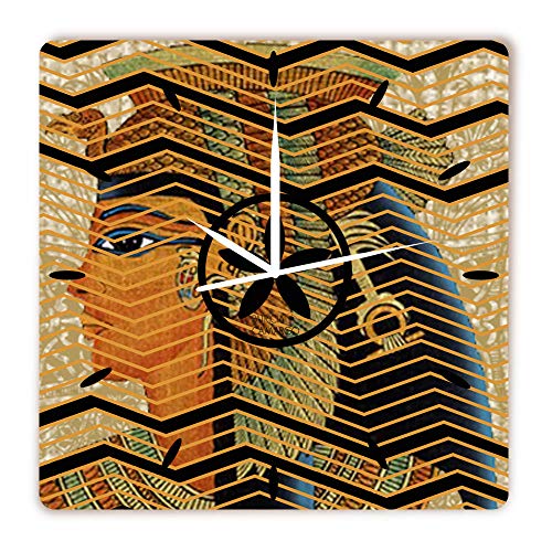Relógio Egípcio Quadrado (Quadrado 30 X 30 Cm)