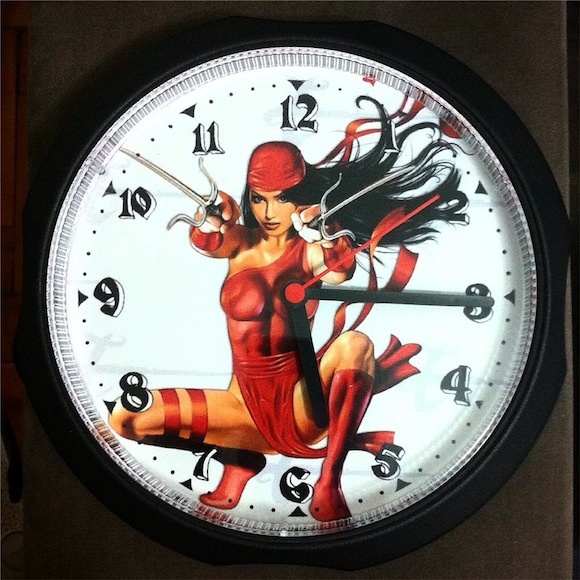 Relógio Elektra Homem Aranha Marvel Demolidor X-men - Artesanato