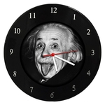 Relógio Em Disco De Vinil - Albert Einstein - Mr. Rock