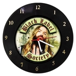 Relógio Em Disco De Vinil - Black Label Society - Mr. Rock
