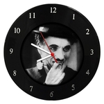 Relógio Em Disco De Vinil - Charlie Chaplin - Mr. Rock - 01