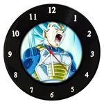 Relógio Em Disco De Vinil - Dragon Ball Vegeta - Mr. Rock