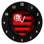 Relógio Em Disco De Vinil - Flamengo - Mr. Rock