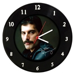 Relógio Em Disco De Vinil - Freddie Mercury - Mr. Rock