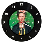 Relógio Em Disco De Vinil - Frida Kahlo - Mr. Rock