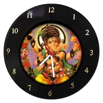 Relógio Em Disco De Vinil - Ganesh - Mr. Rock