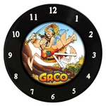 Relógio Em Disco De Vinil - Groo O Errante - Mr. Rock