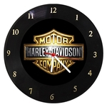 Relógio Em Disco De Vinil - Harley Davidson - Mr. Rock