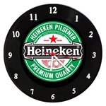 Relógio Em Disco De Vinil - Heineken - Mr. Rock