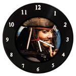 Relógio Em Disco De Vinil - Jack Sparrow - Mr. Rock