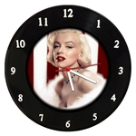 Relógio Em Disco De Vinil - Marilyn Monroe - Mr. Rock