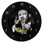 Relógio Em Disco De Vinil - Martin Luther King - Mr. Rock