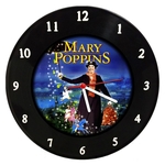 Relógio Em Disco De Vinil - Mary Poppins - Mr. Rock
