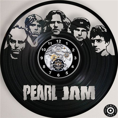 Relógio em Disco de Vinil - Pearl Jam