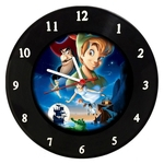 Relógio Em Disco De Vinil - Peter Pan - Mr. Rock