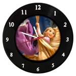 Relógio Em Disco De Vinil - Rapunzel - Mr. Rock