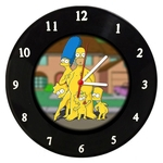 Relógio Em Disco De Vinil - The Simpsons - Mr. Rock