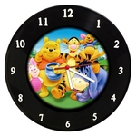 Relógio Em Disco De Vinil - Ursinho Pooh - Mr. Rock