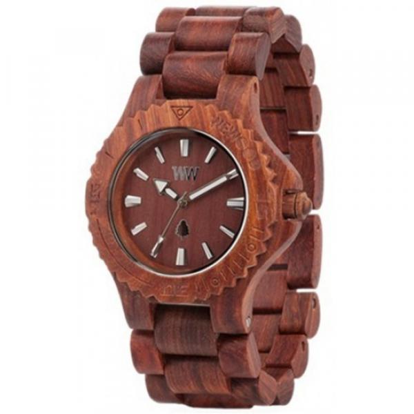 Relógio em Madeira Wewood Date Brown