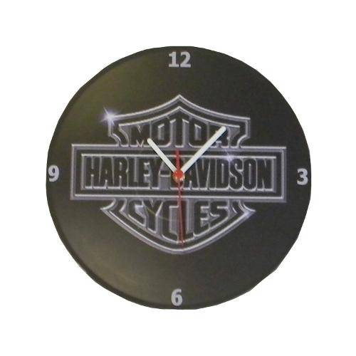 Relógio em Vinil Harley Davidson