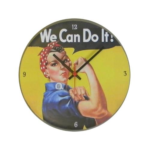 Relógio em Vinil We Can do It