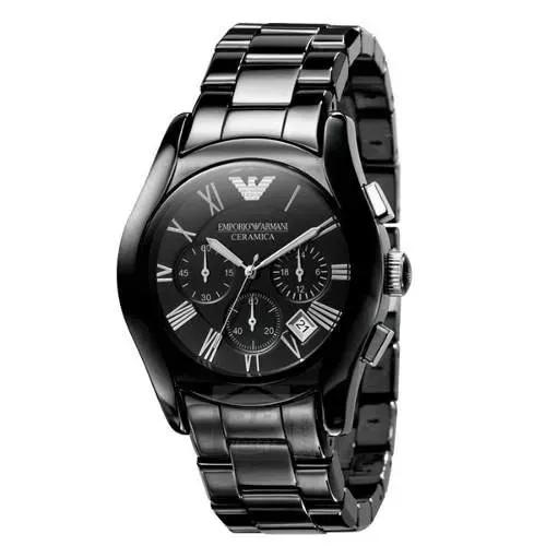 Relógio Emporio Armani Ar1400 Ceramica Preto Cronografo