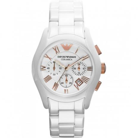 Relogio Empório Armani Ar1416 Cerâmica Branco - Emporio Armani