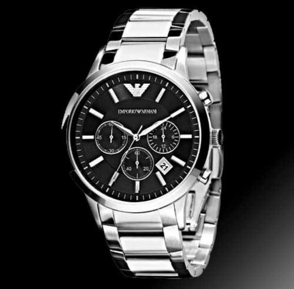 Relógio Emporio Armani Ar2434 Prata Original