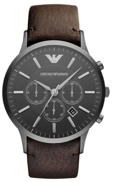 Relogio Emporio Armani Ar2462 Couro Marrom