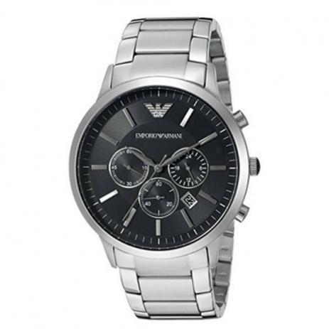 Relógio Emporio Armani AR2460 Aço Inoxidável Analógico 46mm - Empório Armani