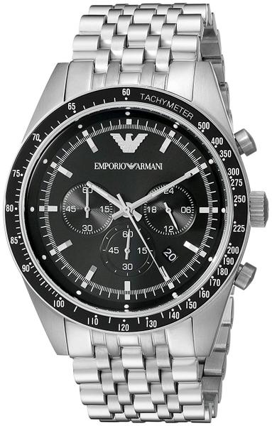 Relógio Emporio Armani AR5988 Aço Inoxidável 43mm Analógico Cronometro Oferta