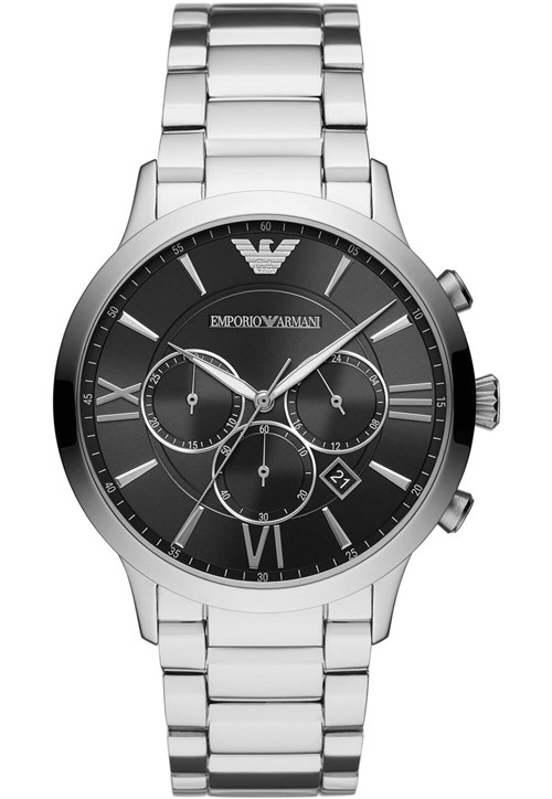 Relógio Empório Armani Cronógrafo Prata Redondo - Ar11208/1Kn