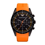 Relógio Emporio Armani Masculino Laranja - Har5987/z