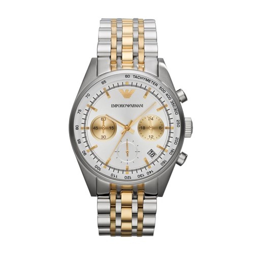 Relógio Emporio Armani Masculino Prata e Dourado - HAR6116/Z