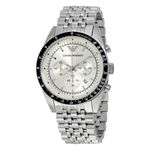 Relógio Emporio Armani Sportivo AR6073 Silver Stainless-Steel Quartz 43mm