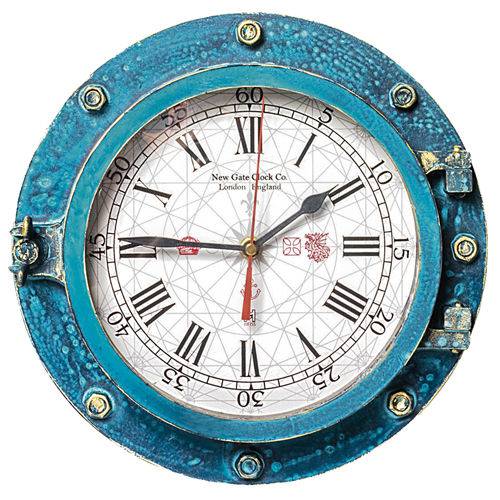 Relógio Escotilha Decorativa - Náutica - New Gate Clock