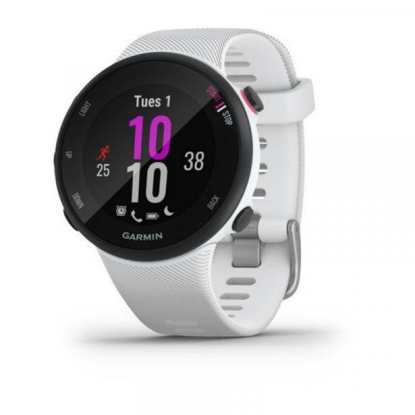 Relógio Esportivo Garmin Forerunner 45s Branco com GPS e Monitor Cardíaco