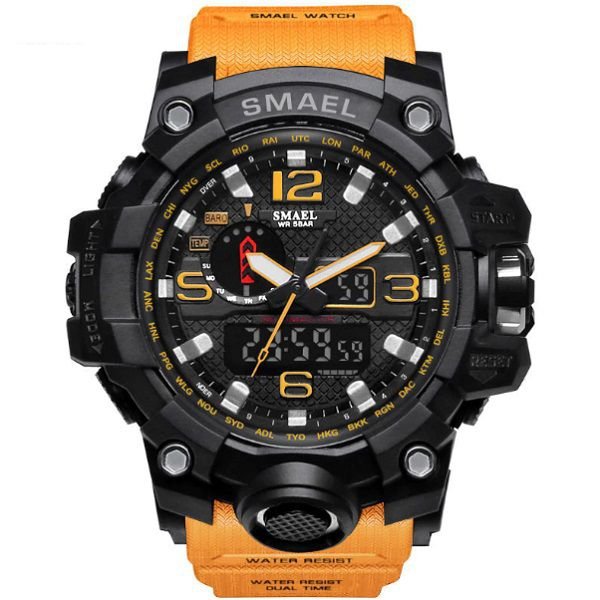 Relógio Esportivo Militar Shock Smael 1545 + Estojo - Lei Li Imports